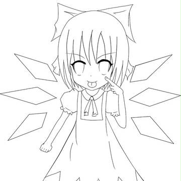 あっかんべーチルノ