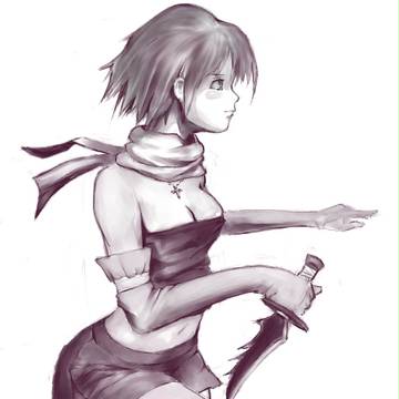 短剣な感じで