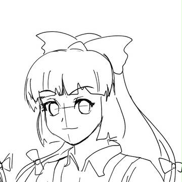 妹紅ラクガキ練習中