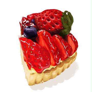 イチゴのタルト