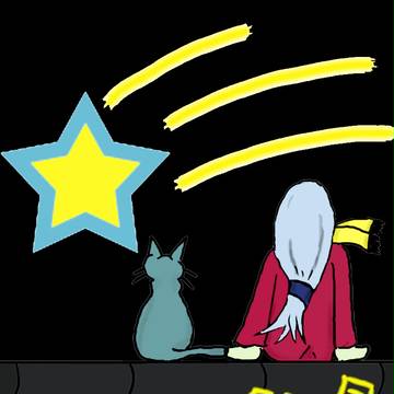 猫（屋根の上