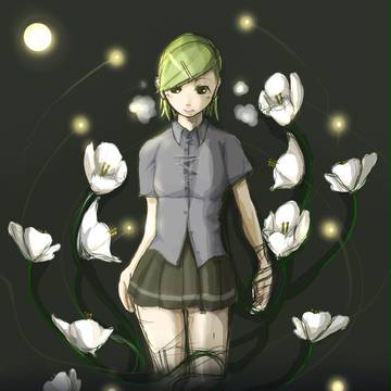 花と月と。