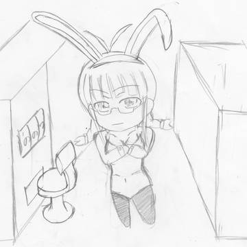ちょっとＳＤな律子バニー