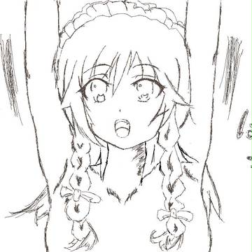 アニメ下絵02－咲夜のバストアップ体操－