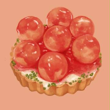 葡萄のタルト
