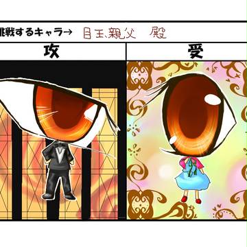 目玉親父殿で受け攻め描けるかな