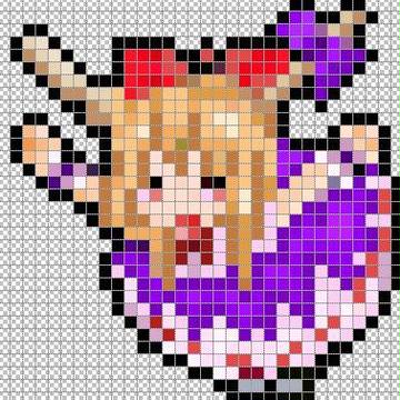 【ドット絵カーソル】萃香瓢箪など【上海＆萃香zip】
