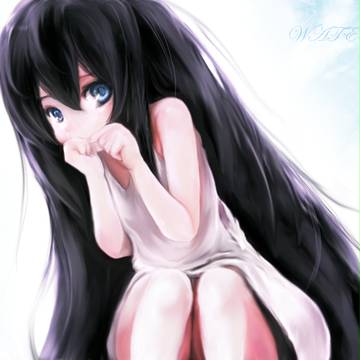 黒髪長髪