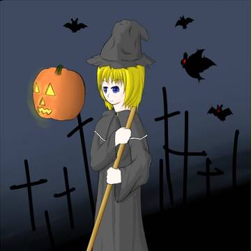 季節外れの魔女っ娘