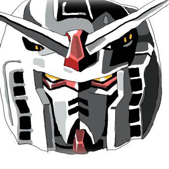 ガンダムの顔だけ
