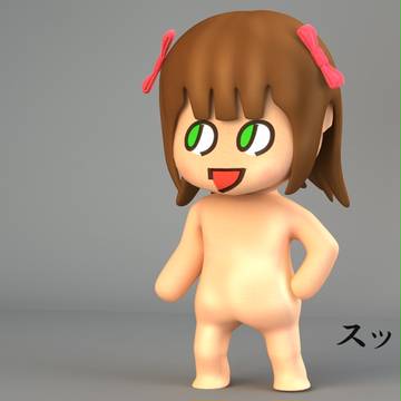 3D ののワさん