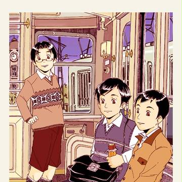 とある休日、郊外電車車内にて