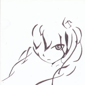 ボールペンのみで描いてみた