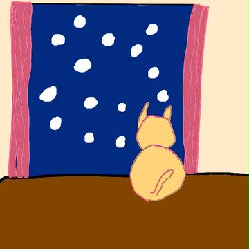 雪の夜……のつもりorz