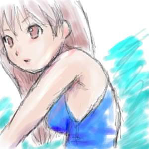 絵板で練習。