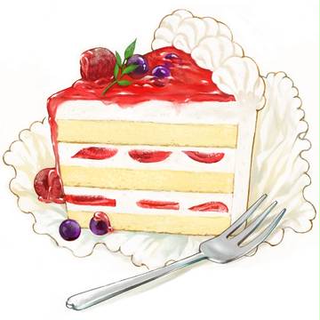 ケーキ、