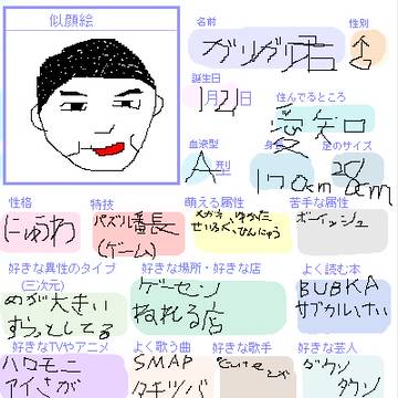 プロフィール書いてみました