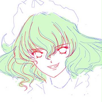 落書きてる姉