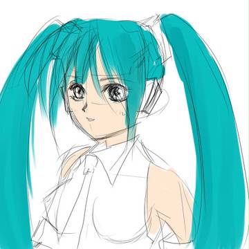 萌え絵練習はじめました