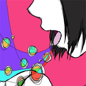 口から出す