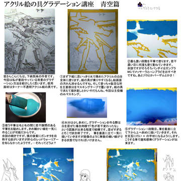 グラデーション講座 背景篇