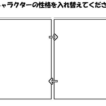 イメレス:キャラの性格を入れ替えてください