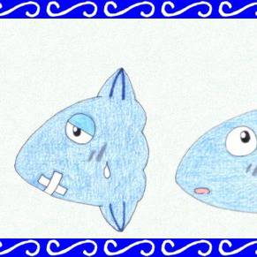 見翻車魚　言わ翻車魚　聞か翻車魚