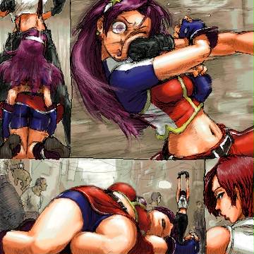 アテナ vs ヴァネッサ　顔面パンチKO