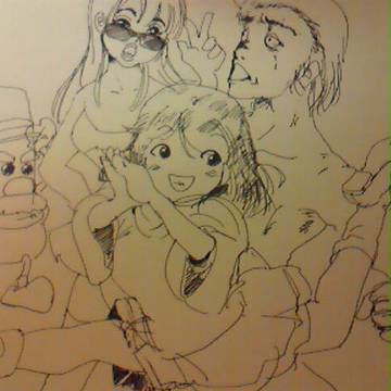 何ヶ月ぶりかの落書き