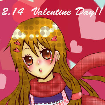 valentine  アップ