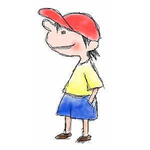 帽子の男の子