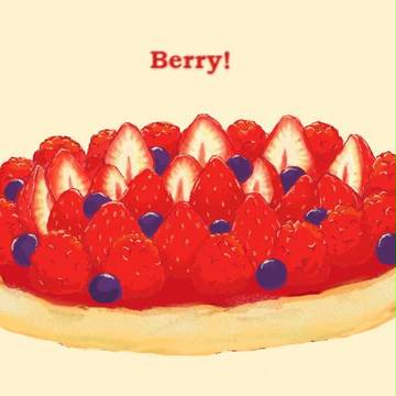 ベリーのタルト