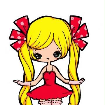 バレリーナちゃん～塗っちゃいました。