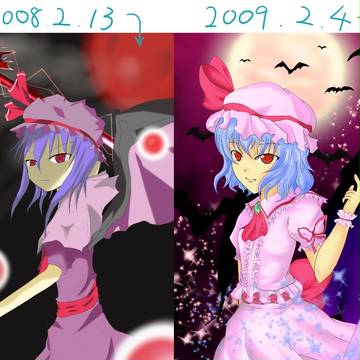 新旧デジ絵比較