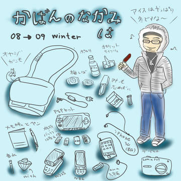 かばんのなかみはいつでも・・・