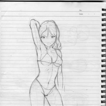 基本練習　004　全身模写