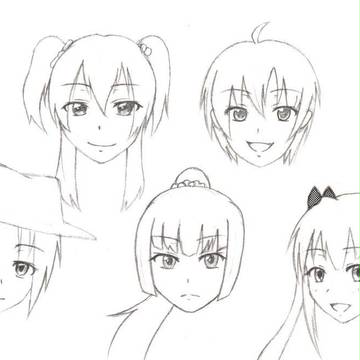 メインキャラ練習してみた。