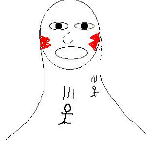 ,顔なし