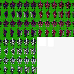 RPGツクール2000用歩行グラ マブラヴより【武御雷】