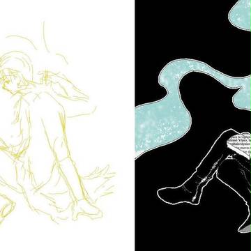 クロロ (HUNTERxHUNTER)線画・完成