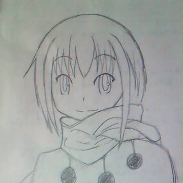自キャラでマフラー