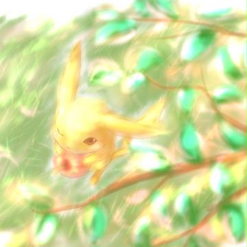 あ、やせいのピカチューが・・・
