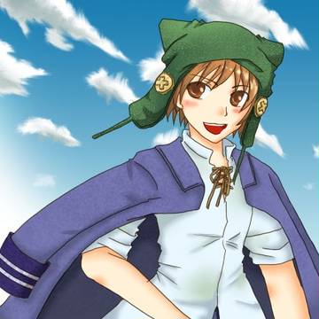 空練習中