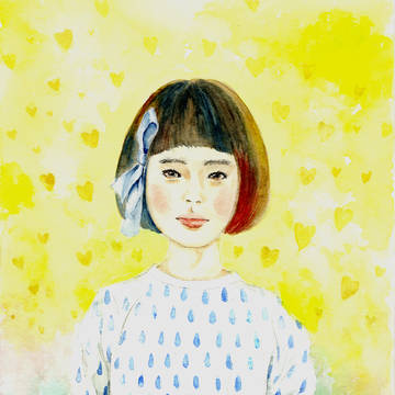 花粉症状少女