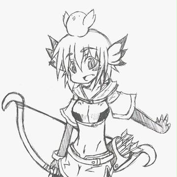 ハンター描いてみた。