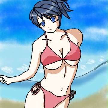 水着のお姉さん