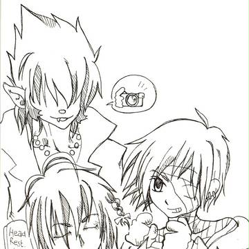 New years greeting 2008 as drawn