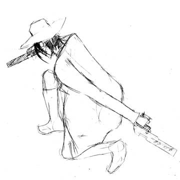 動きのある絵を描きたくて・・