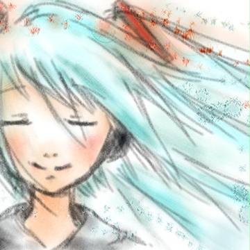 水彩ミク
