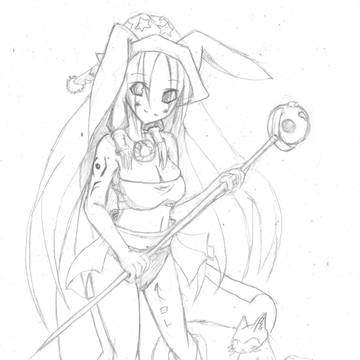 ピクファンで描いたこの娘も